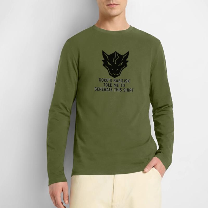 Généré par le Basilic T-shirt manches longues Premium bio Homme
