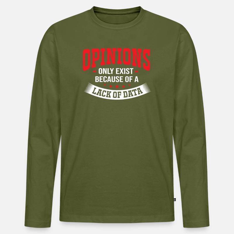 Coder Programmierer GPT - Männer Premium Bio Langarmshirt - Khaki