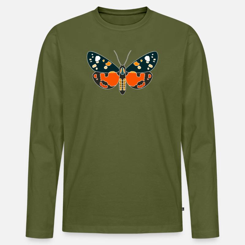 Schönbär - Männer Premium Bio Langarmshirt - Khaki