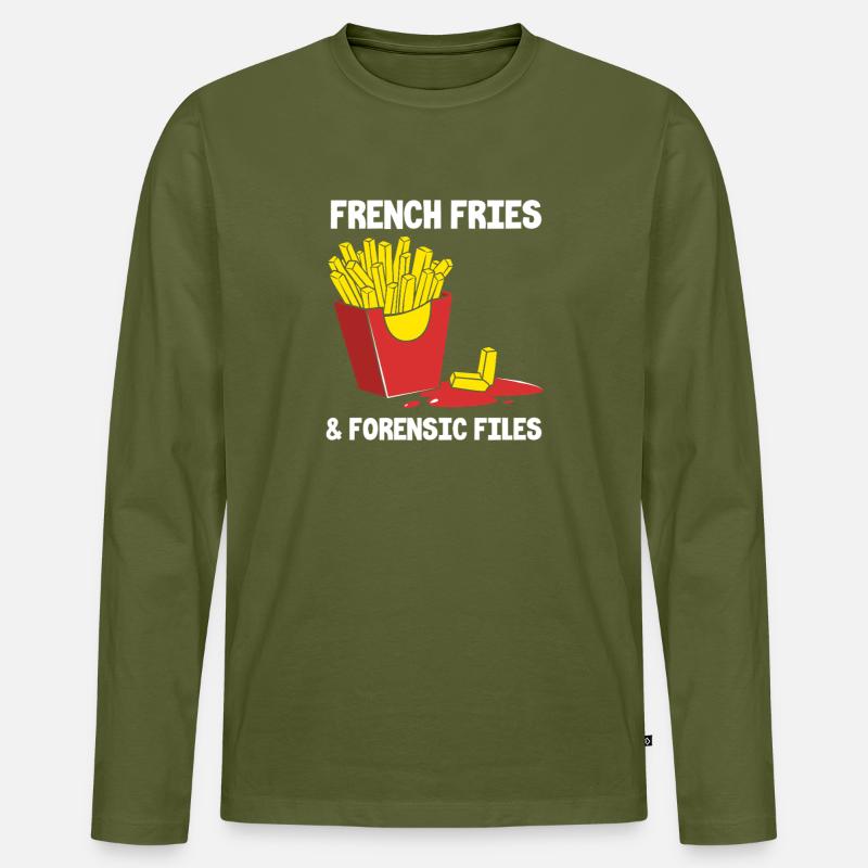 Forensics Forensic Experts - Men's Premium Organic Long Sleeve Shirt - khaki