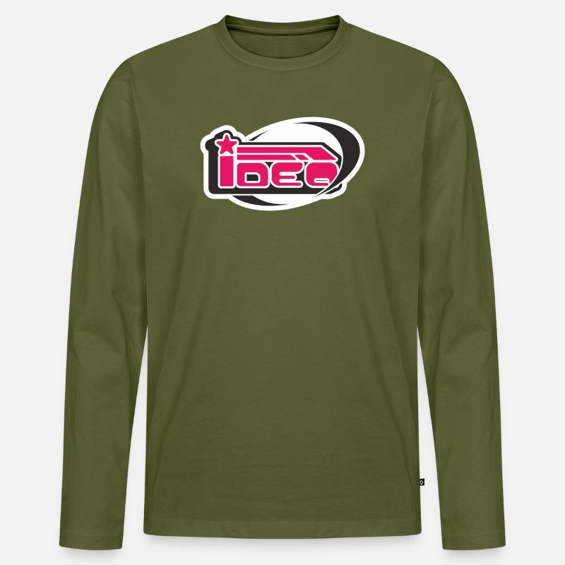 Die Idee von y2k - Männer Premium Bio Langarmshirt - Khaki