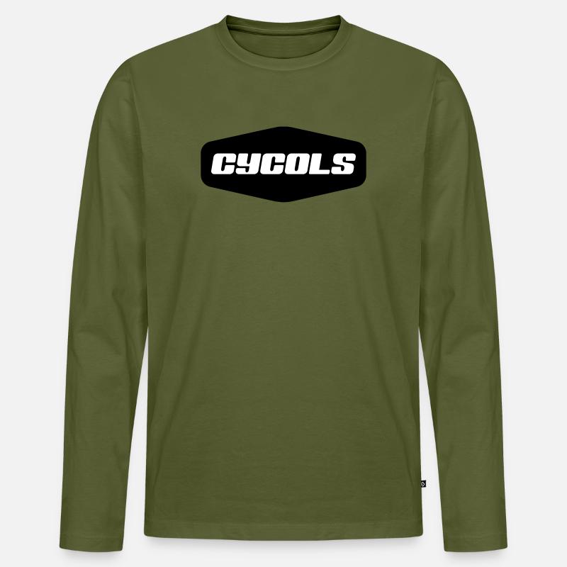 C Y C O L S - Männer Premium Bio Langarmshirt - Khaki
