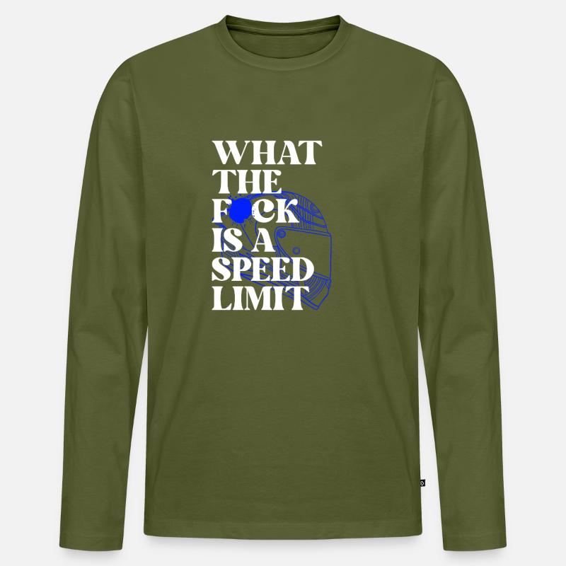 Auto - Männer Premium Bio Langarmshirt - Khaki