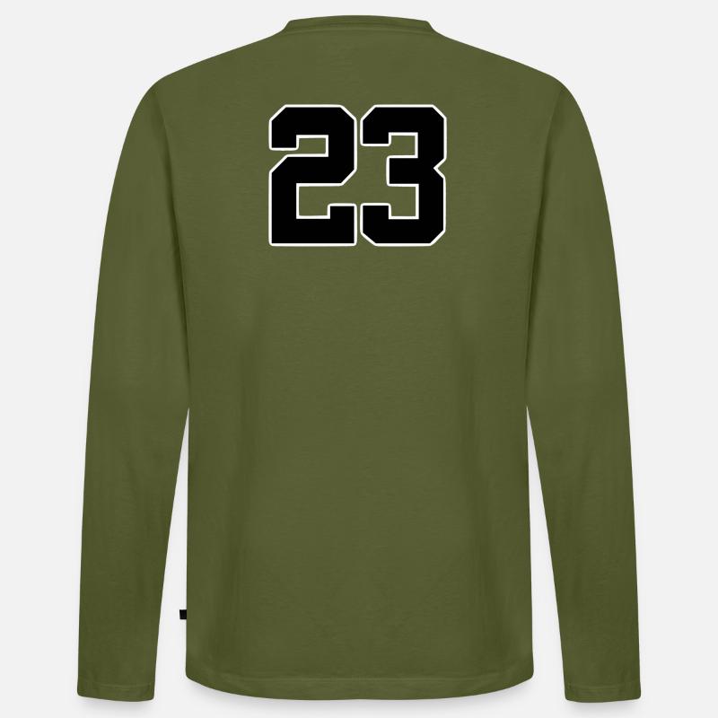 Ausgabe 23 Athletic Design - Männer Premium Bio Langarmshirt - Khaki