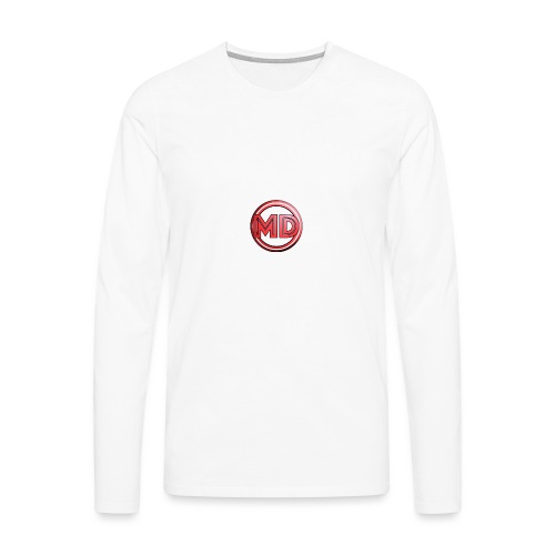 MDvidsTV logo - Mannen Premium shirt met lange mouwen