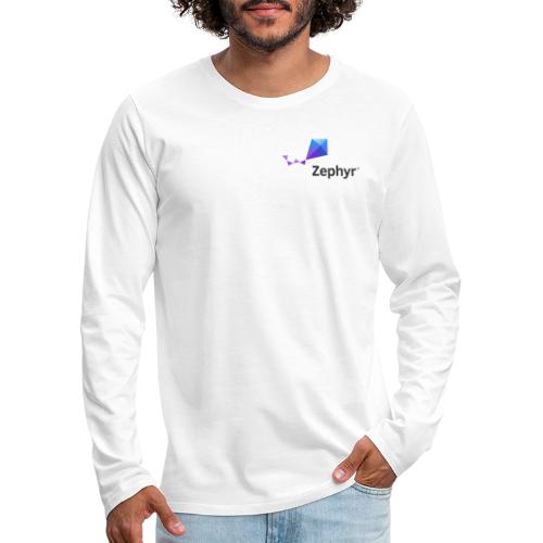 Zephyr w/ URL on back - T-shirt manches longues Premium Homme