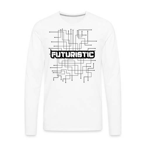 Futuristic - Mannen Premium shirt met lange mouwen
