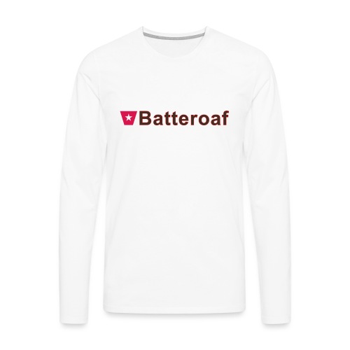 Batteraof w1 tp hori b - Mannen Premium shirt met lange mouwen