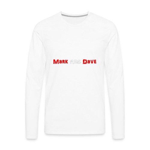 Mark and Dave on Black - Men's Premium Longsleeve Shirt