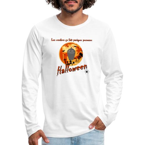 Halloween Cendre Urne - T-shirt manches longues Premium Homme