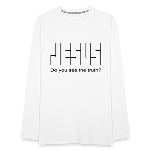 Jesus Truth - Männer Premium Langarmshirt