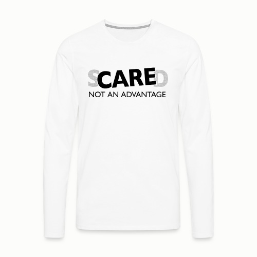 Opieka - nie zaleta - Koszulka męska Premium z długim rękawem