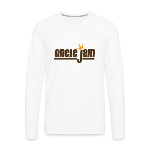Oncle Jam horizontal brun - T-shirt manches longues Premium Homme