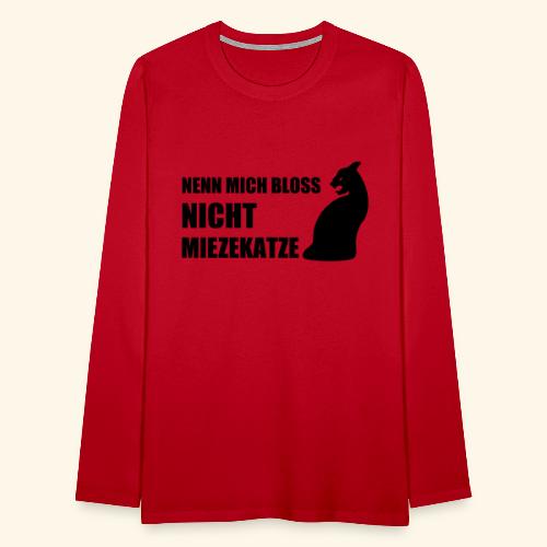 Miezekatze - Männer Premium Langarmshirt