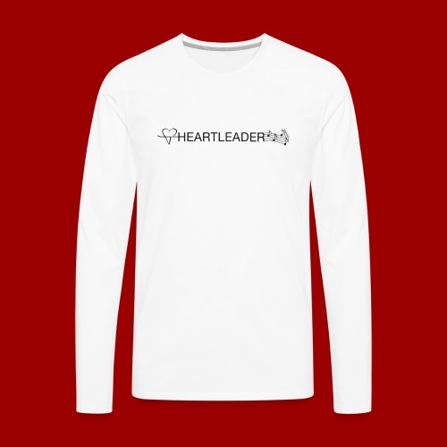 Heartleader Charity (schwarz/grau) - Männer Premium Langarmshirt