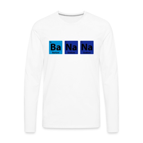 Periodic Table: BaNaNa - Långärmad premium-T-shirt herr
