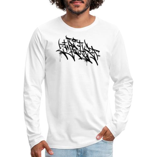 2wear Graffiti Effect's Calli Tag - Herre premium T-shirt med lange ærmer