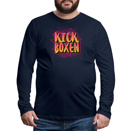 Graffiti Kickboxen - Männer Premium Langarmshirt