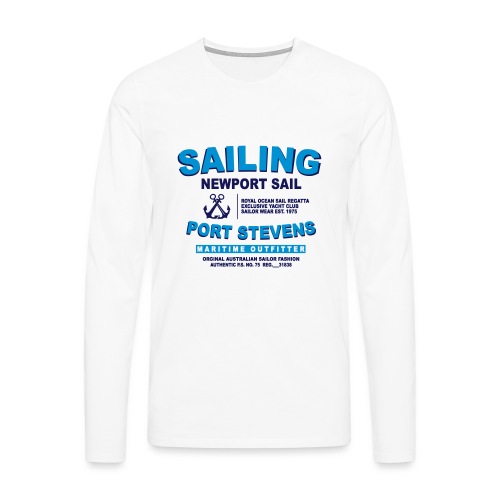 Sailing - Newport Sail - Männer Premium Langarmshirt