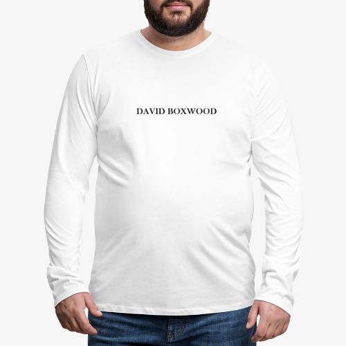 DAVID BOXWOOD - Maglietta Premium a manica lunga da uomo