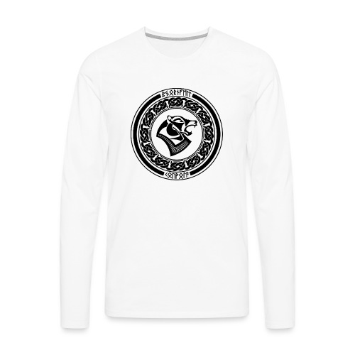 BjornfellRisingBlack - Miesten premium pitkähihainen t-paita
