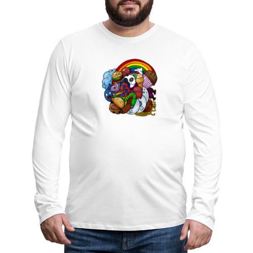 Happy Colors - Männer Premium Langarmshirt