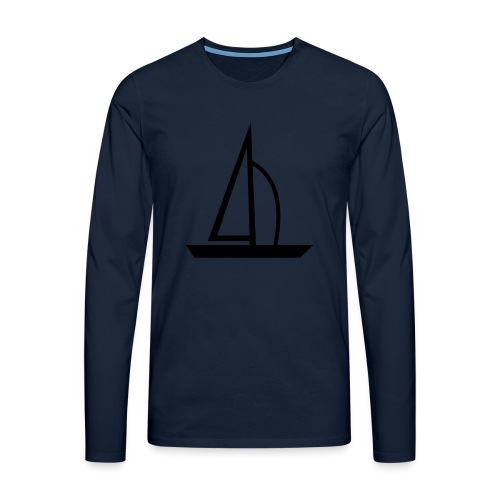 Segelboot - Männer Premium Langarmshirt