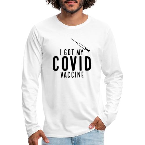 Covid Vaccine - Männer Premium Langarmshirt