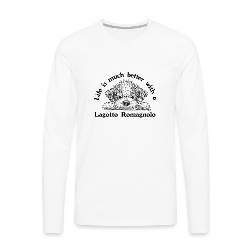 Lockenpino1 1 - Männer Premium Langarmshirt