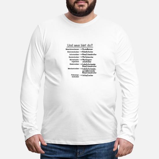 HTL T-Shirt WHAT YOU ARE Funny names' Men's Premium Longsleeve Shirt |  Spreadshirt