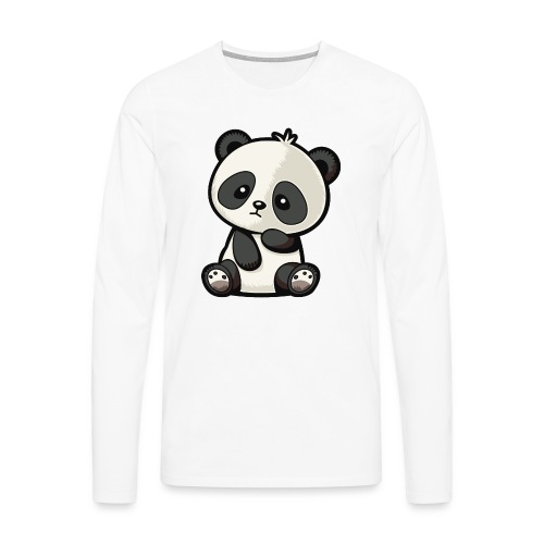 Panda - Männer Premium Langarmshirt