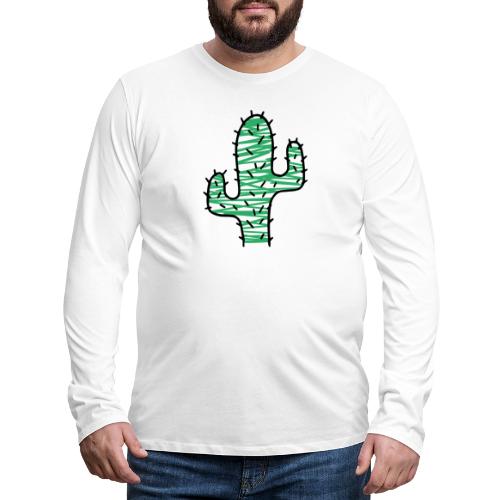 Kaktus sehr stachelig - Männer Premium Langarmshirt