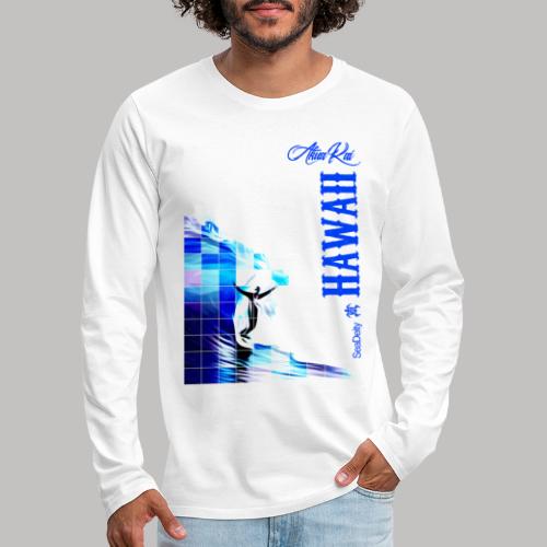 Hawaii BluePopArt by AkuaKai - T-shirt manches longues Premium Homme