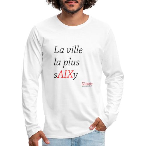 LA VILLE LA PLUS SEXY - T-shirt manches longues Premium Homme