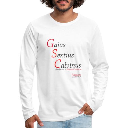 Gaius Sextius Calvinus - T-shirt manches longues Premium Homme