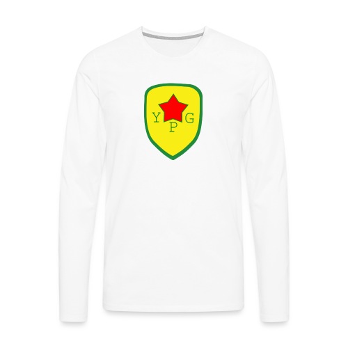 YPG Snapback Support hat - Miesten premium pitkähihainen t-paita