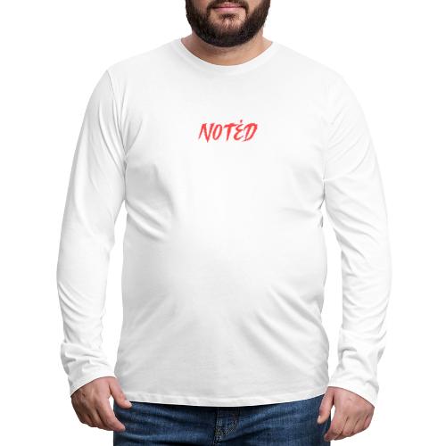 NOTED - Långärmad premium-T-shirt herr