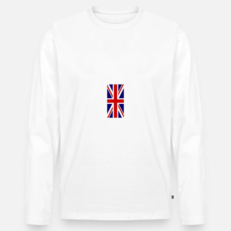 union jack - Männer Premium Bio Langarmshirt - undefined