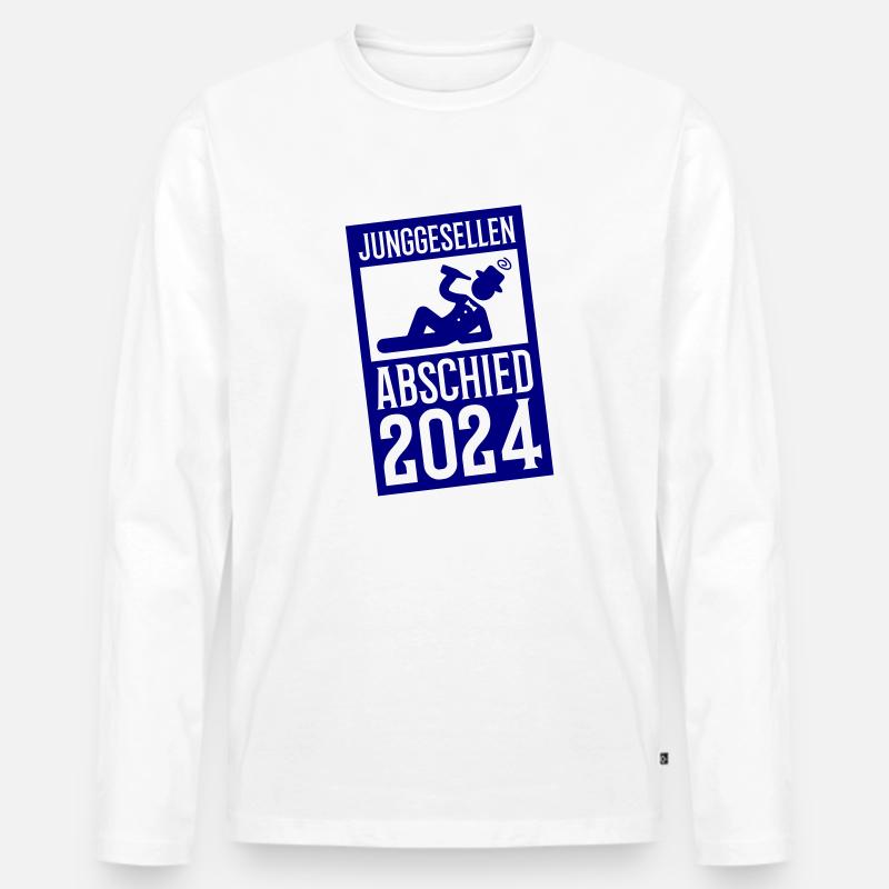Junggesellenabschied 2024 - Männer Premium Bio Langarmshirt - undefined