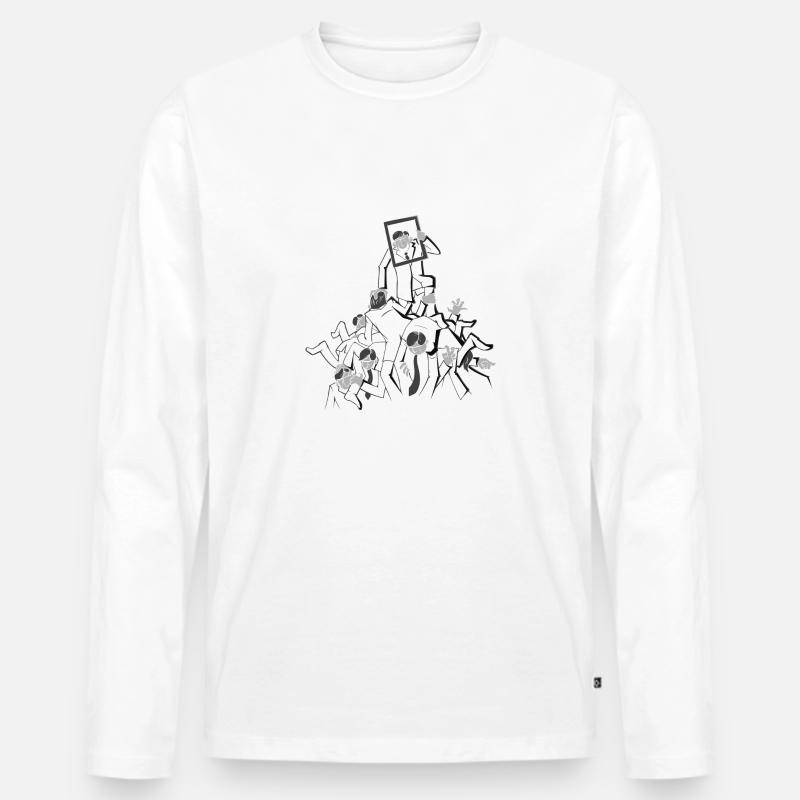 Mitarbeiter des Monats - Männer Premium Bio Langarmshirt - undefined