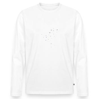 Erstkommunion 2022 Heilige Kommunion Friedenstaube - Männer Premium Bio Langarmshirt - Weiß - Vorne - Nico (187cm)