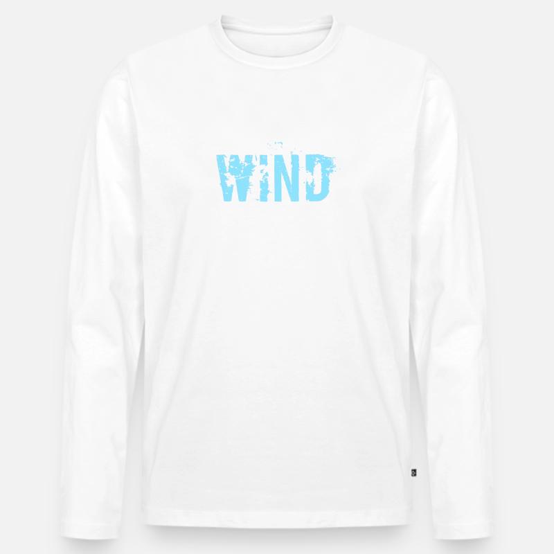 Wind - Männer Premium Bio Langarmshirt - undefined