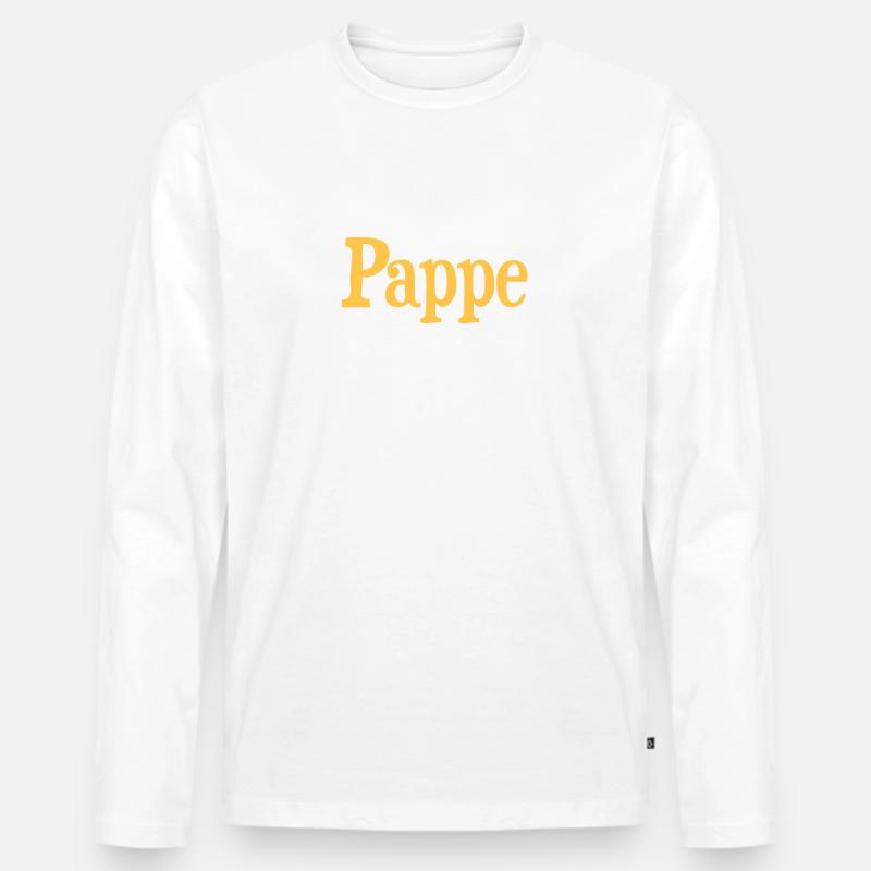 Pappe - Männer Premium Bio Langarmshirt - undefined