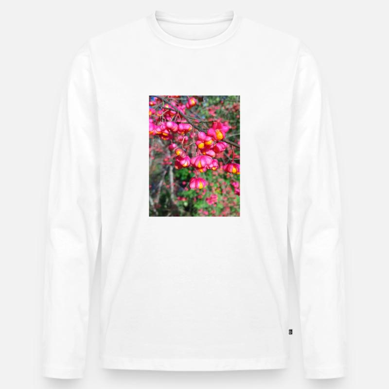 Pfaffenhut - Männer Premium Bio Langarmshirt - Weiß