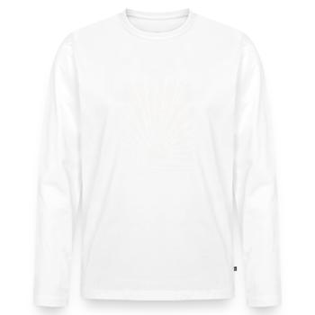 East Coast Sunrise - T-shirt manches longues Premium bio Homme - blanc - Devant - Nico (187cm)