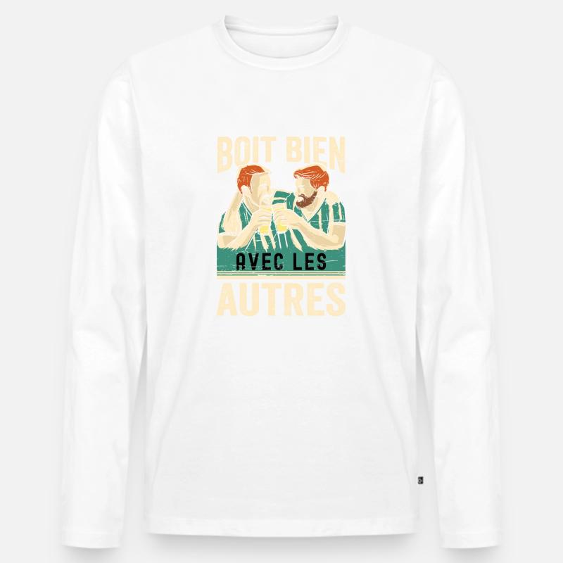 Se boit bien - Männer Premium Bio Langarmshirt - undefined