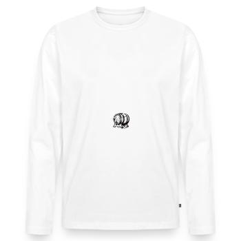 Diplôme du meilleur viticulteur t-shirt vin - T-shirt manches longues Premium bio Homme - blanc - Devant - Nico (187cm)