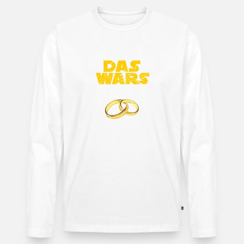 Junggesellenabschied - Männer Premium Bio Langarmshirt - Weiß