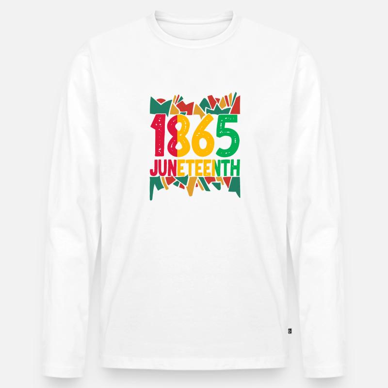 Juneteenth - Männer Premium Bio Langarmshirt - undefined