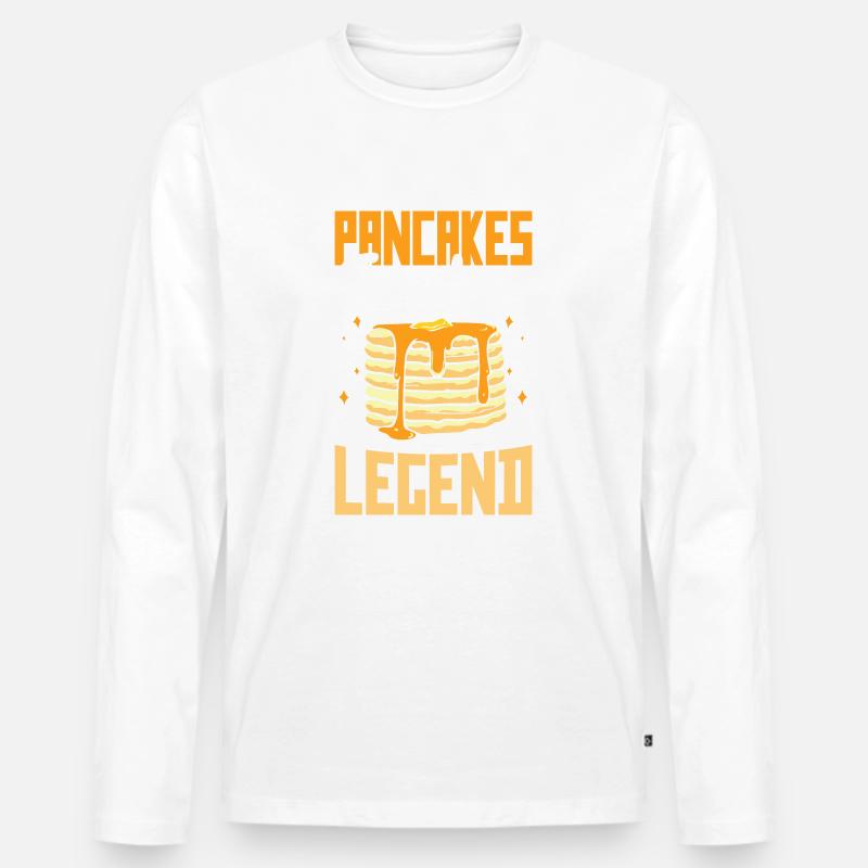 Pancakes tuesday legend - Männer Premium Bio Langarmshirt - undefined